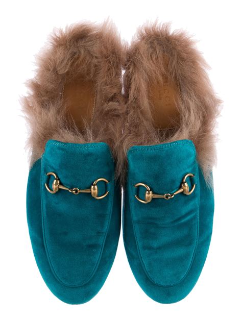 baby gucci fur shoes|Gucci mules street style.